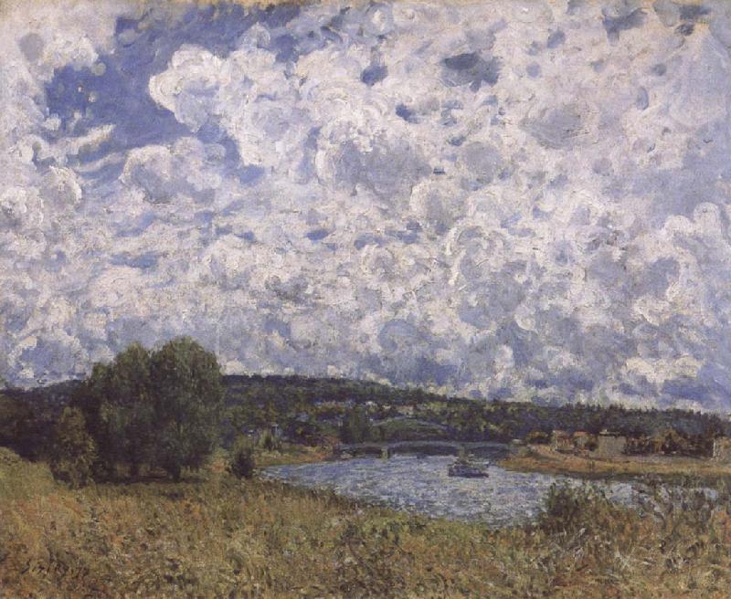 Alfred Sisley The Seine at Suresnes Germany oil painting art